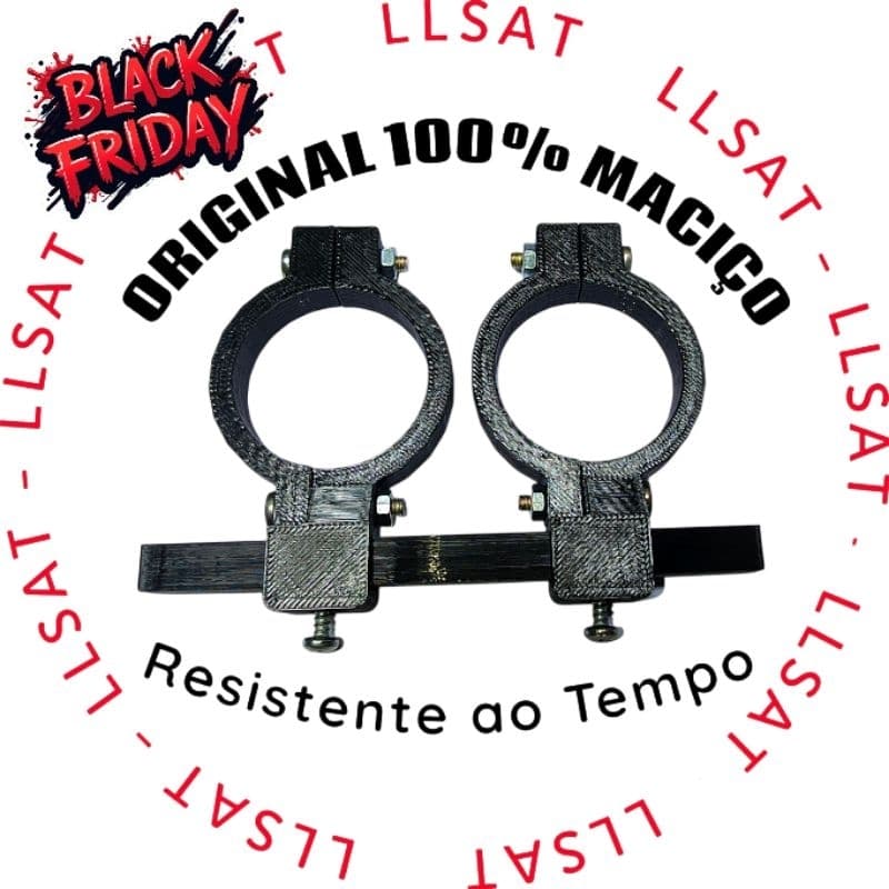 PROMOÇÃO ORIGINAL Suporte KIT Carona LNB Antena KU Satélite "Black" (Lançamento) 70w 63w 61w 75w EXCLUSIVO LLSAT