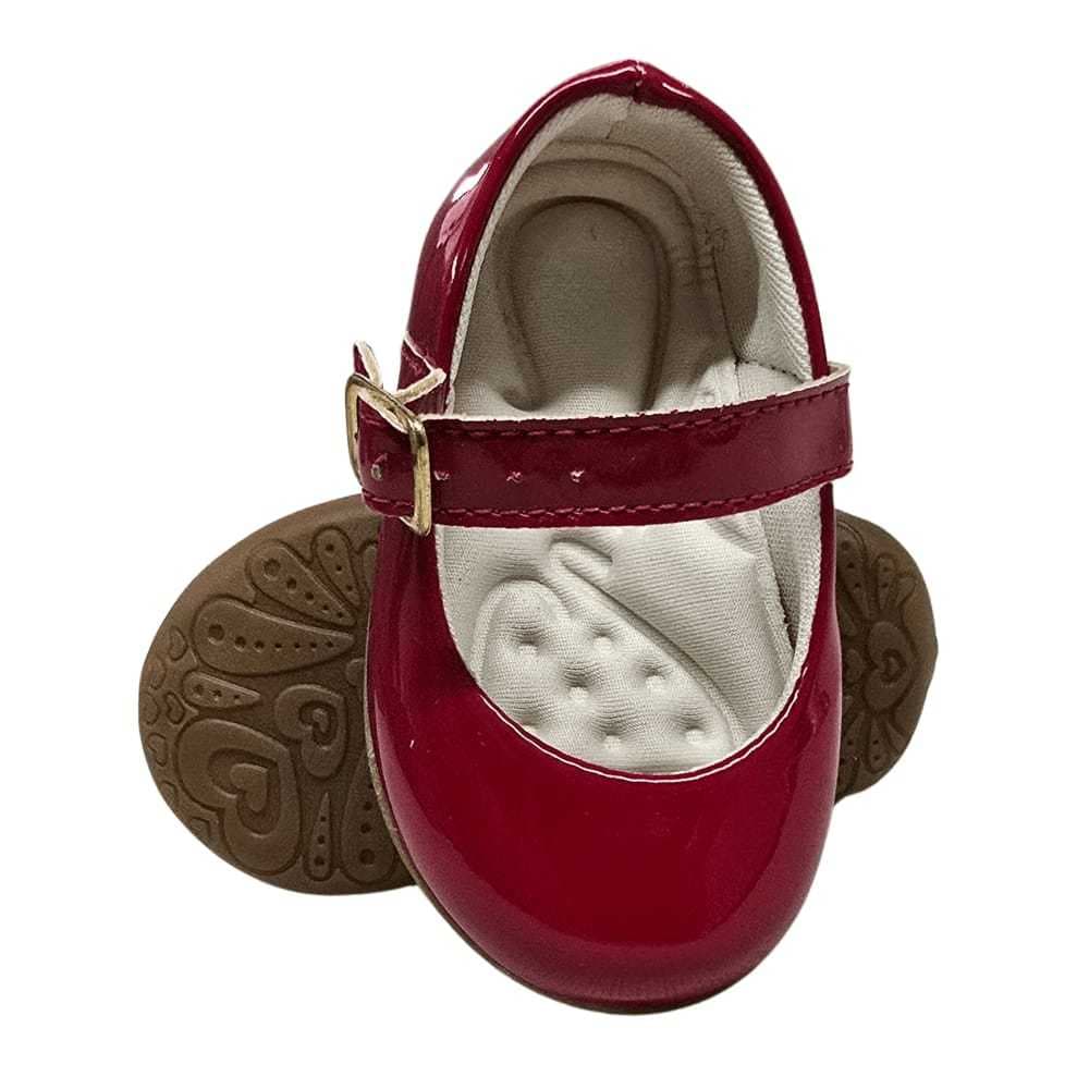 Sapatilha Infantil Feminina Sapato Boneca Sapatilha De Fivela