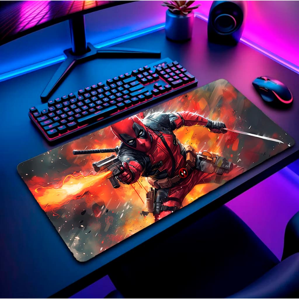 MousePad Gamer Animes Grande Personalizado Varias Estampas Mouse Pad Para PC Exclusivo Para Escritório