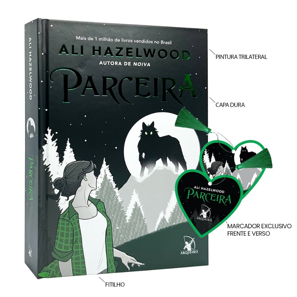 Parceira + Marcador Exclusivo - Edição Especial - Ali Hazelwood - Capa Dura - Livro Físico