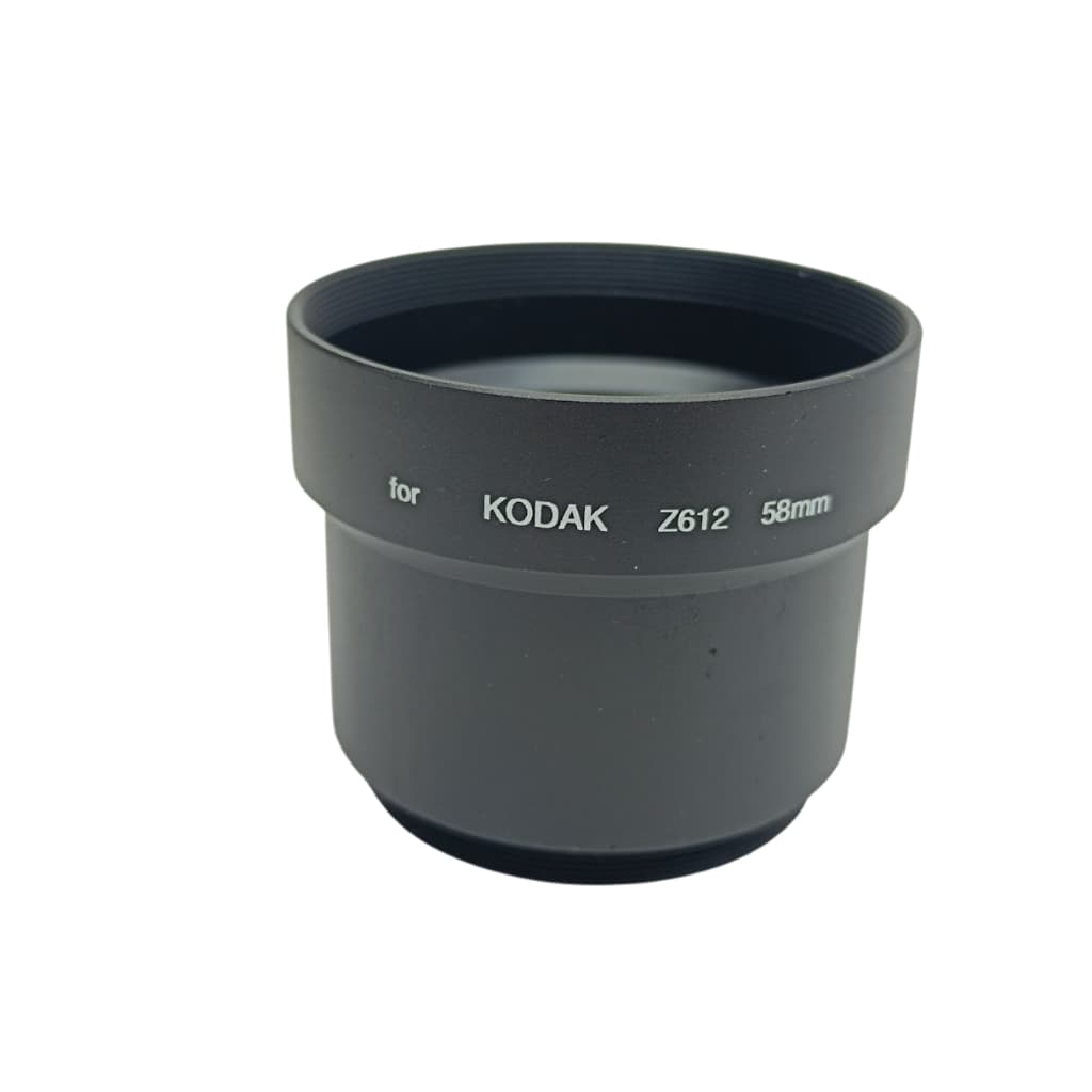 Tubo adaptador 58mm para Kodak Z612 pra lentes e filtros