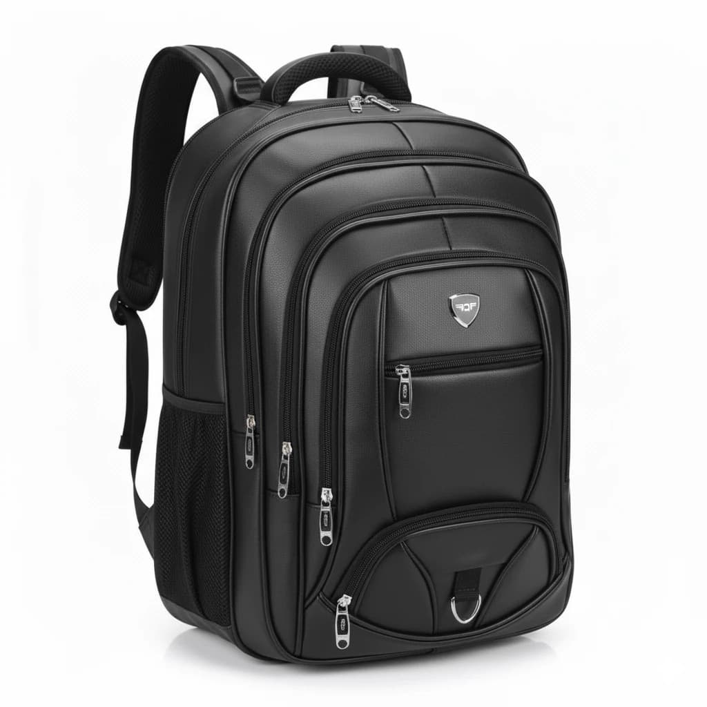 Mochila De Couro Masculina e Feminina Alça Reforcada Noteebok Unissex