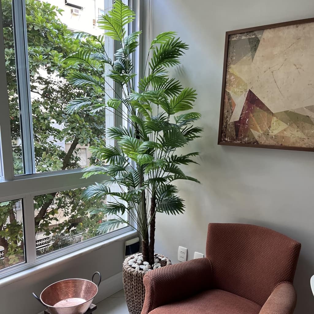 Coqueiro Artificial Grande Para Decoração 110cm a 190cm Sem Vaso