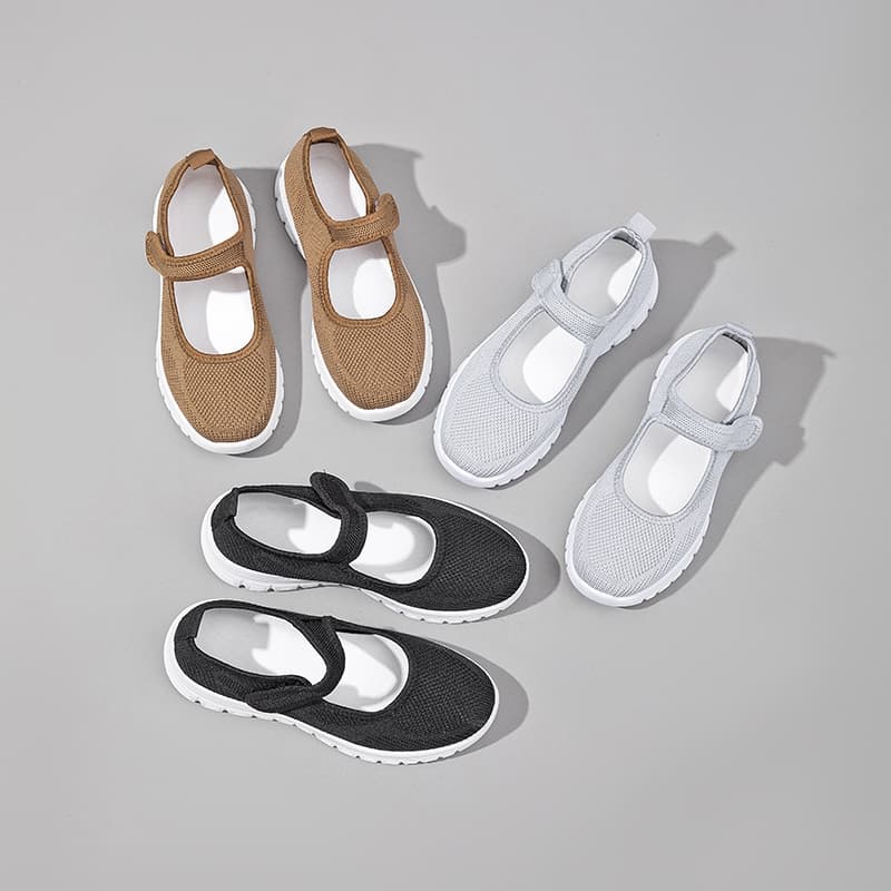 Meijile Tenis Meia Feminino Tênis femininos sem cadarço e sem cadarço Sapatos casuais confortáveis ​​com sola macia213