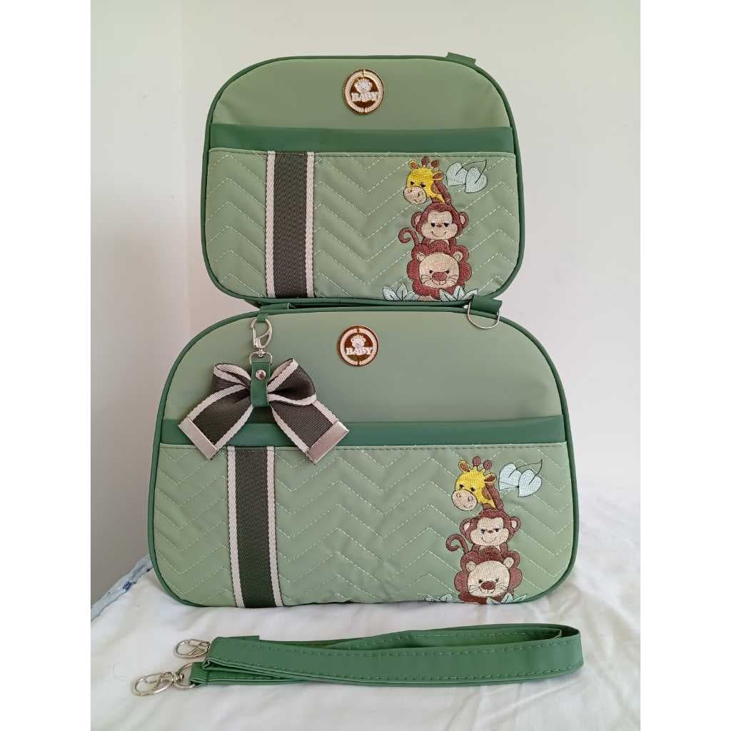 Kit de Bolsa Maternidade Safari 2 Peças