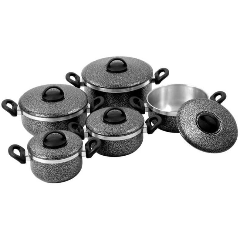 Jogo de panela 5 peças craqueado