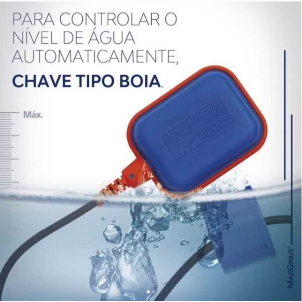 Chave Boia Elétrica Para Bomba De Água - Margirius 15a