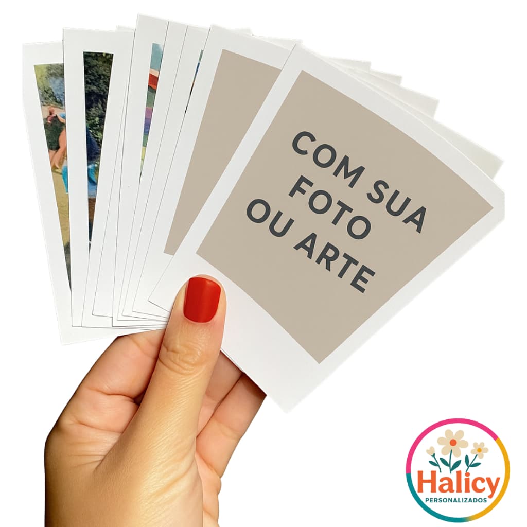 Kit Mini Fotos estilo Polaroid Personalizadas 9x7 Alta Resolução Envio Rápido 24 horas