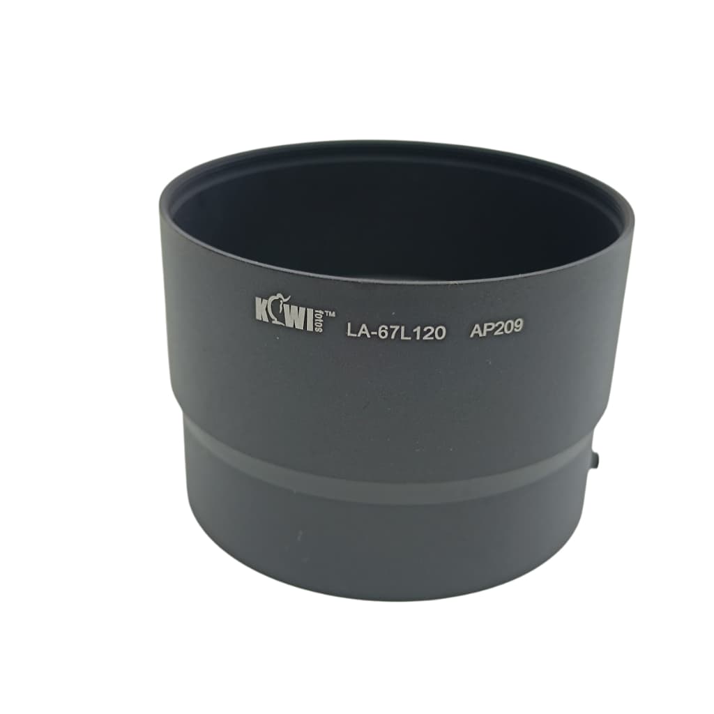 Tubo adaptador 67mm Kiwi LA-67L120 pra Nikon L100 L110 L120 pra lentes e filtros