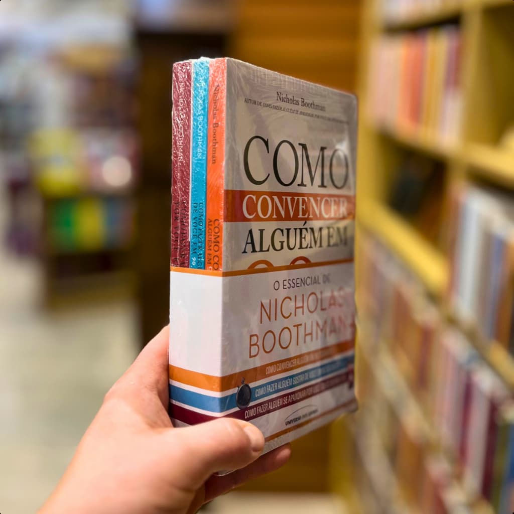 Kit 3 Livros Nicholas Boothman – O Essencial da Comunicação e Persuasão | 90 Segundos Para Convencer e Conquistar