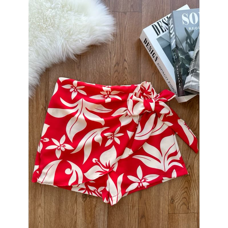 saia com short com forró / estampado /moda feminina
