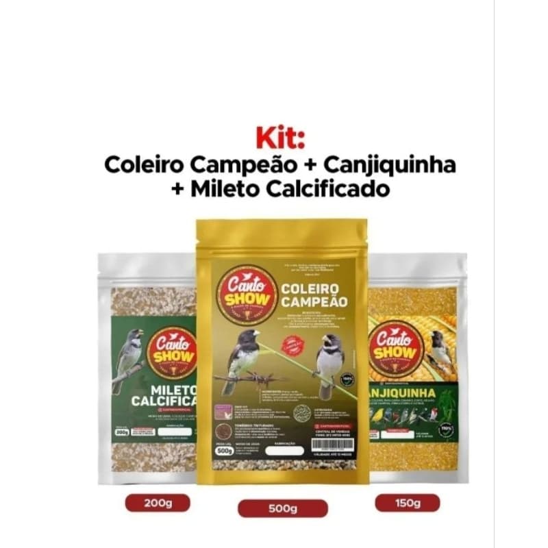 kit:Coleiro campeão -500g