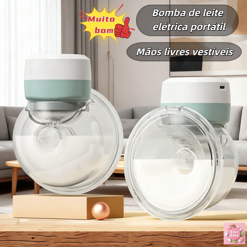 Bomba Tira Leite Portátil Recarregável Extrator Bomba Tira Leite Automático Para Amamentação