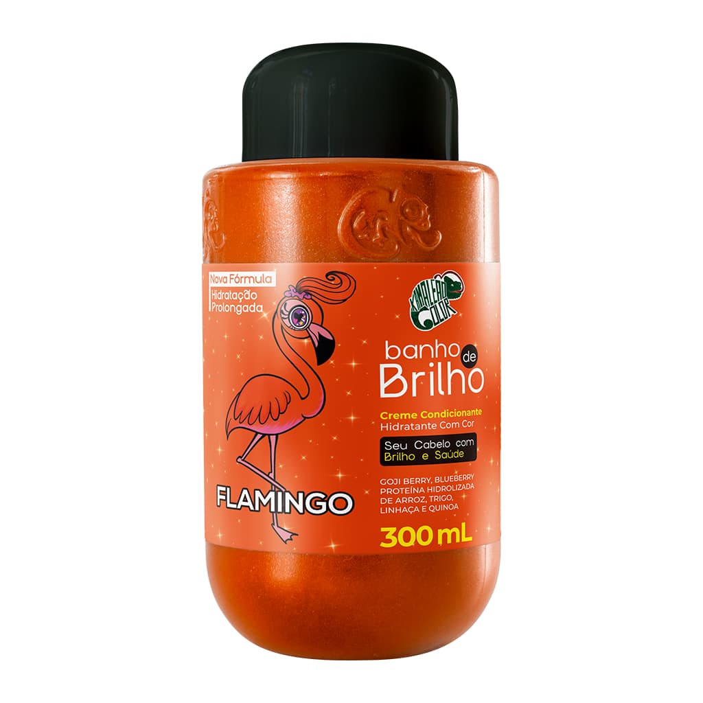 Banho de Brilho Kamaleão Color - Flamingo - 300 ml