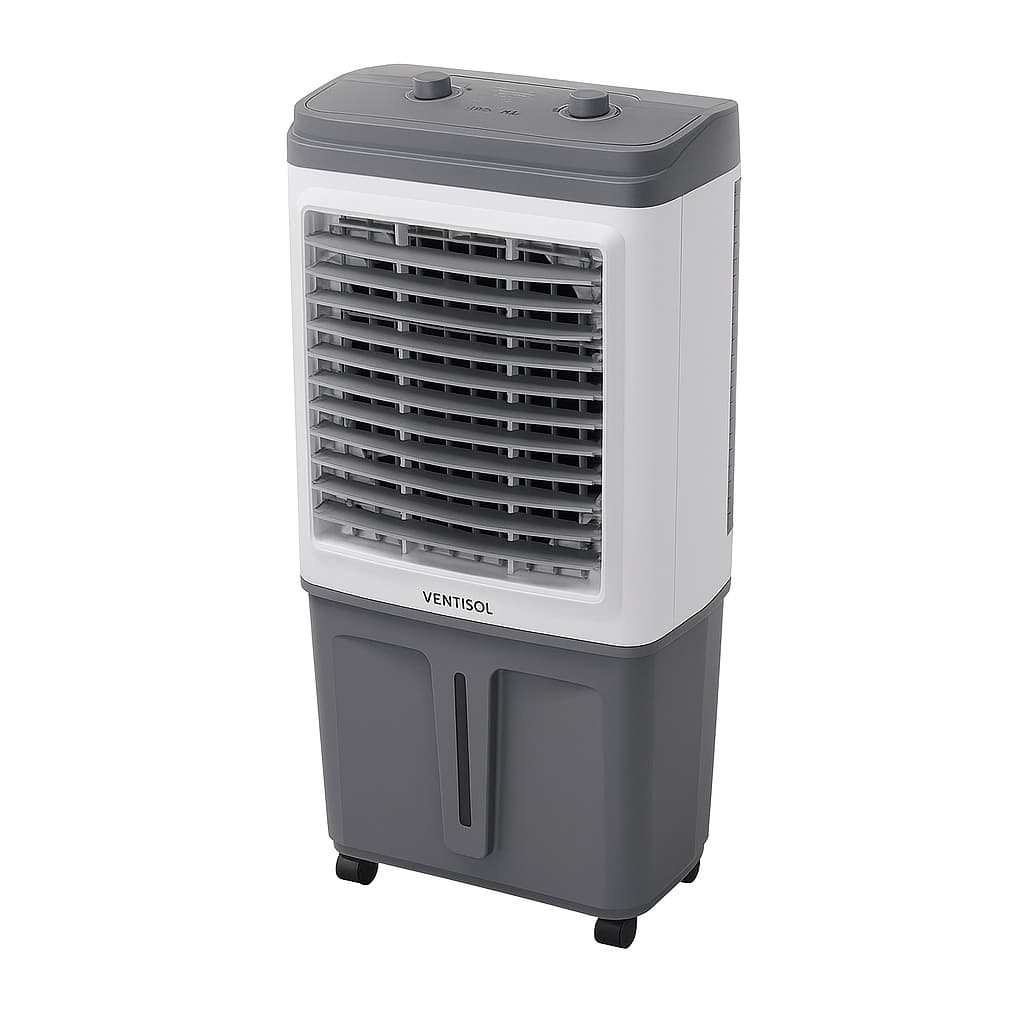 Climatizador de Ar Ventisol Portátil Potente Clin 60 Pro CLIN60PRO-02, 60 Litros, 150W, Branco/Cinza