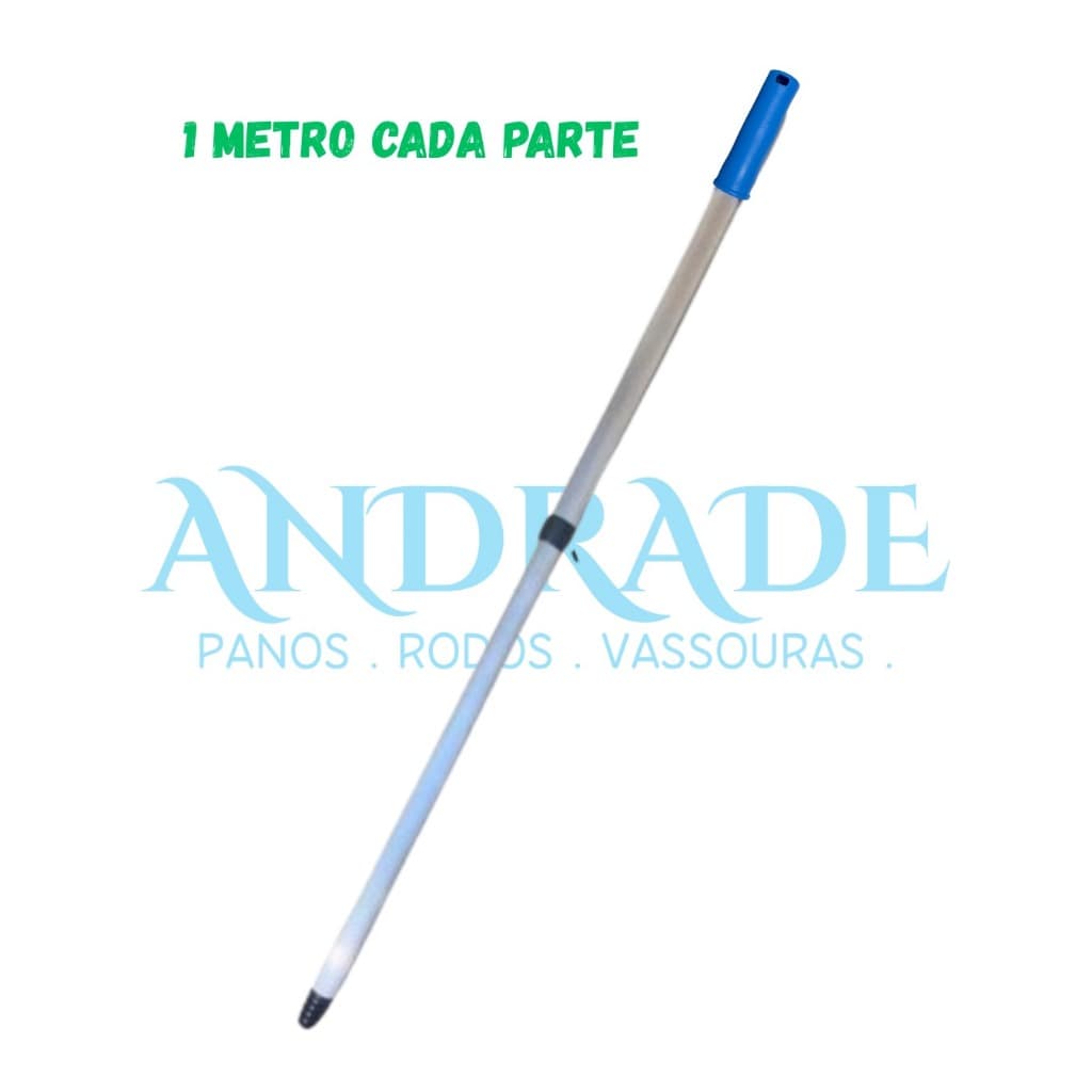 CABO EM ALUMINIO 3 MTS ALONGADOR ROSQUEAVEL - P/RODOS E VASSOURAS