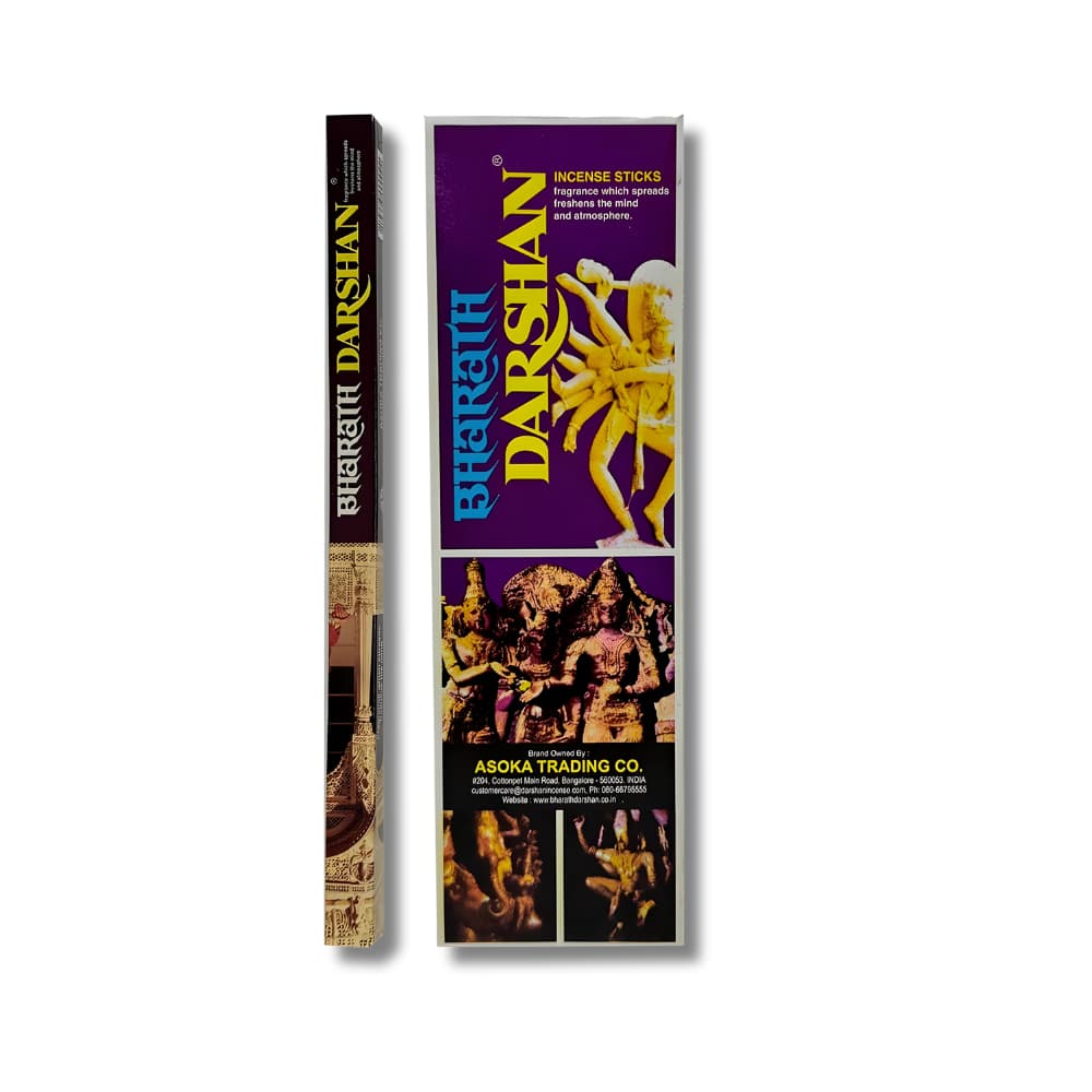 Incenso Bharath Darshan Com 7 Varetas Cada Cx Massala - ORIGINAL