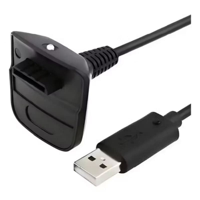 Cabo 2 em 1 carregador bateria controle Xbox  360 voltagem .1,40 cm .