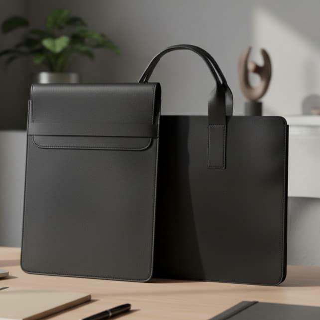 Capa Case Notebook Maleta Bolsa Porta Computador Couro 13 15 17 Polegadas