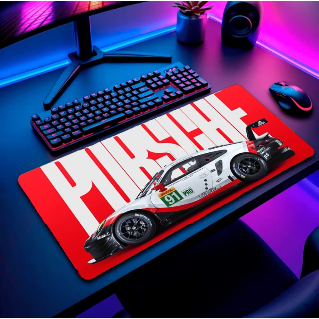Mouse Pad Personalizado Gamer Grande RGB Anime Heróis Exclusivo 80x30cm Base Antiderrapante Premium