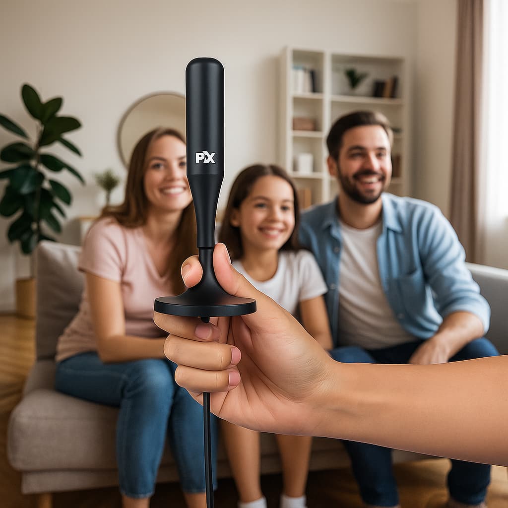 Antena Digital HDTV Interna e Externa 4K Sinal Potente