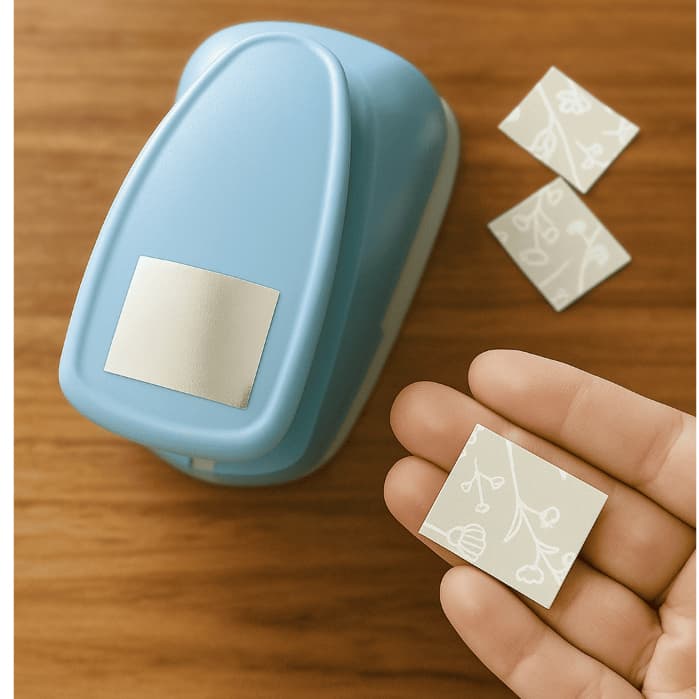 Furador De Papel Scrapbook Coração Escalope, quadrado ondulado, circular 5,5cm   Artesanato