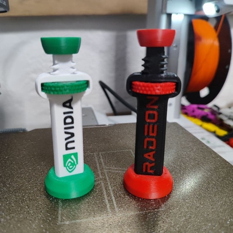 Suporte de GPU ajustável Nvidia / Radeon / Intel