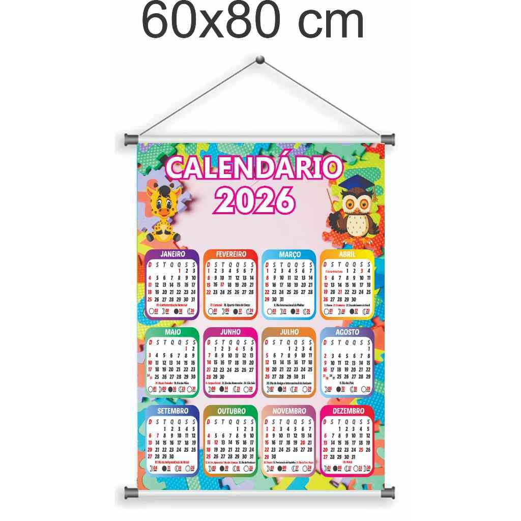 banner calendário 2026