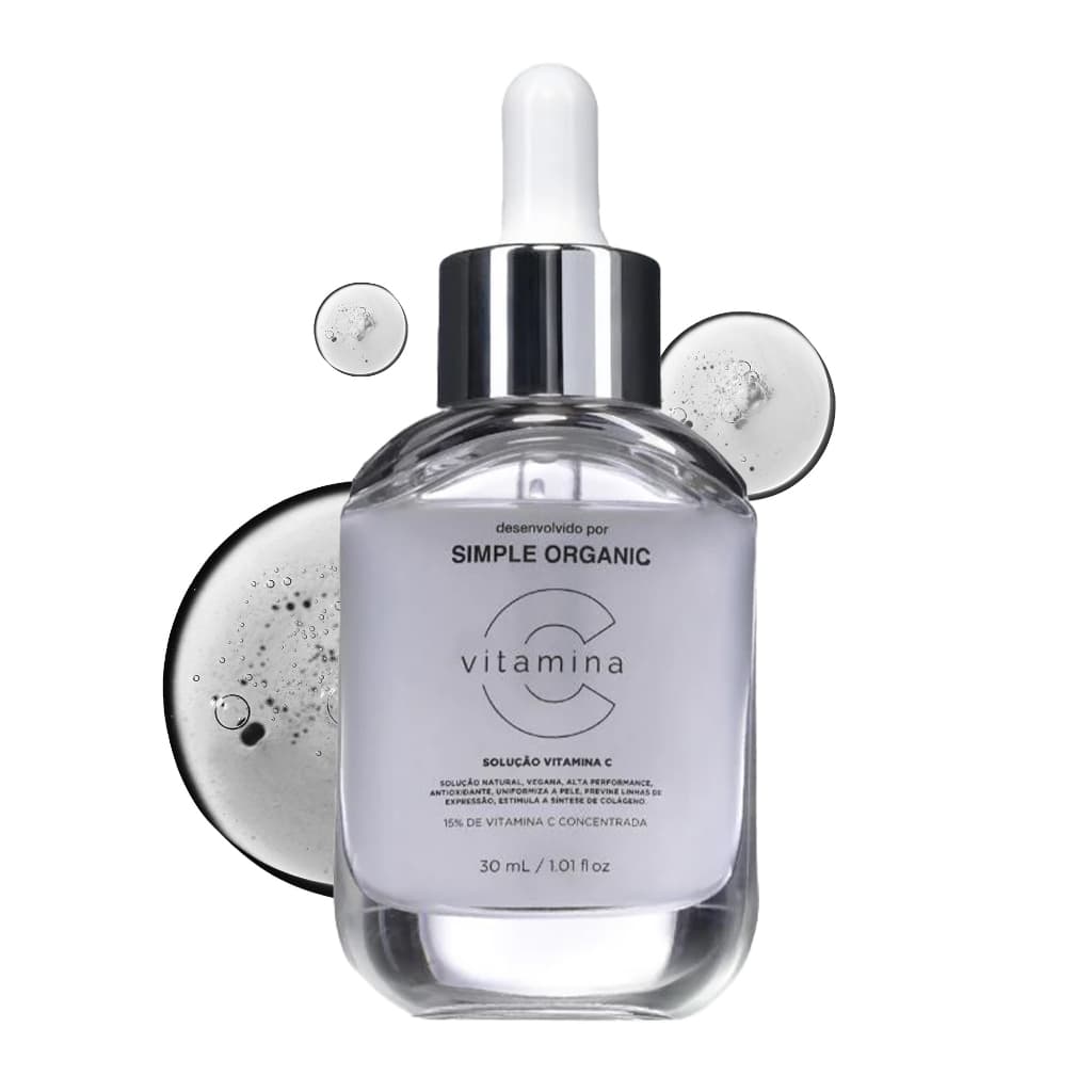 Sérum Solução Vitamina C Todo Tipo De Pele Simple Organic