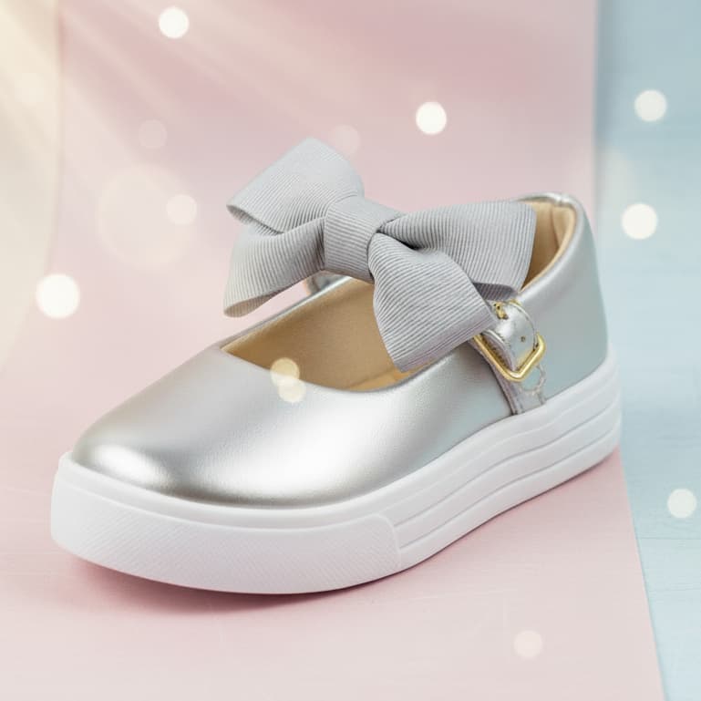 Sapatilha Infantil Menina Fleca Sandália Infantil Menina Festa Batizado