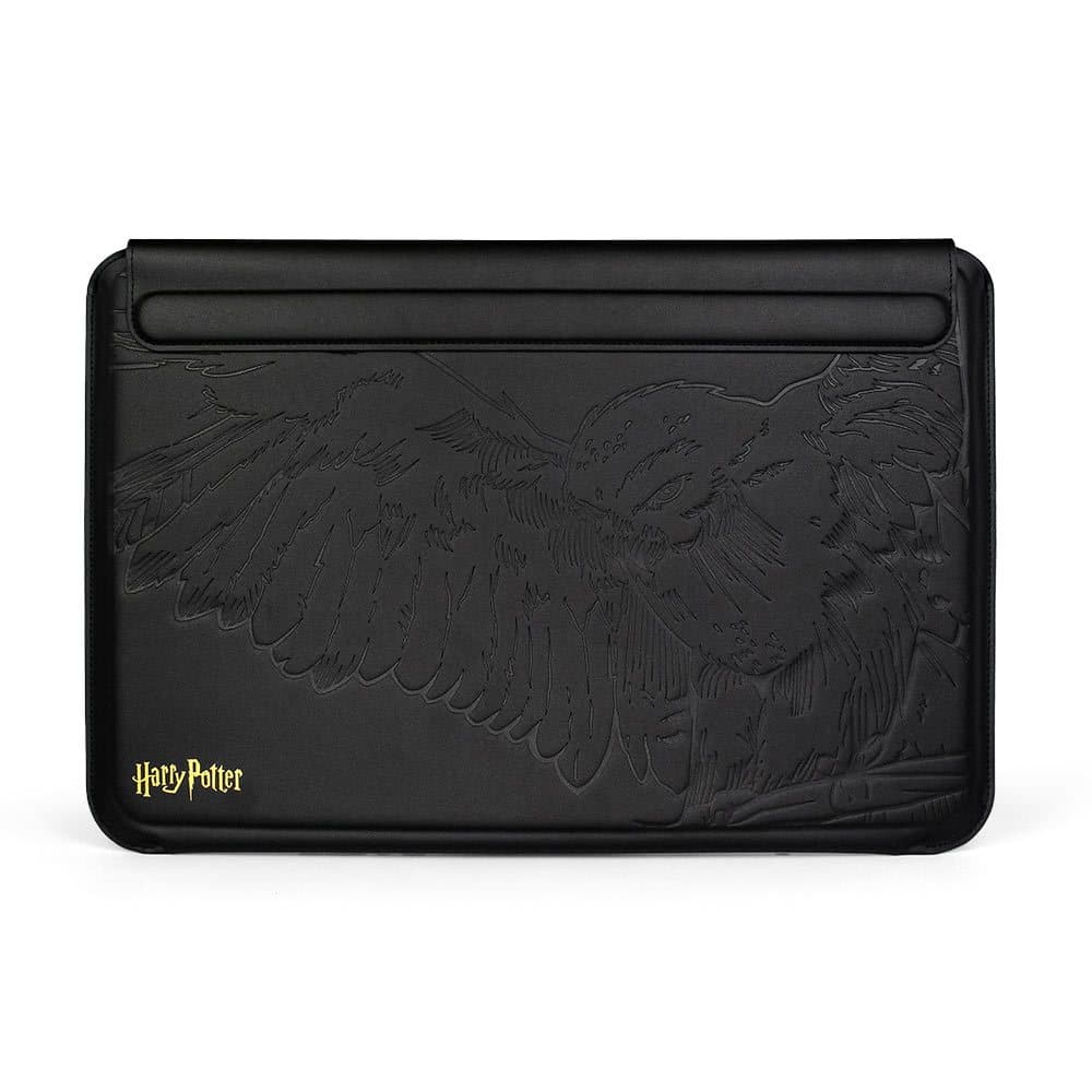 Capa para Notebook 16" de Couro Sintético Preta | Harry Potter