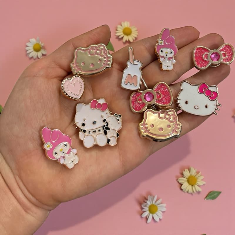 kit Pins Bottons em ABS para sapatos BABUCHES