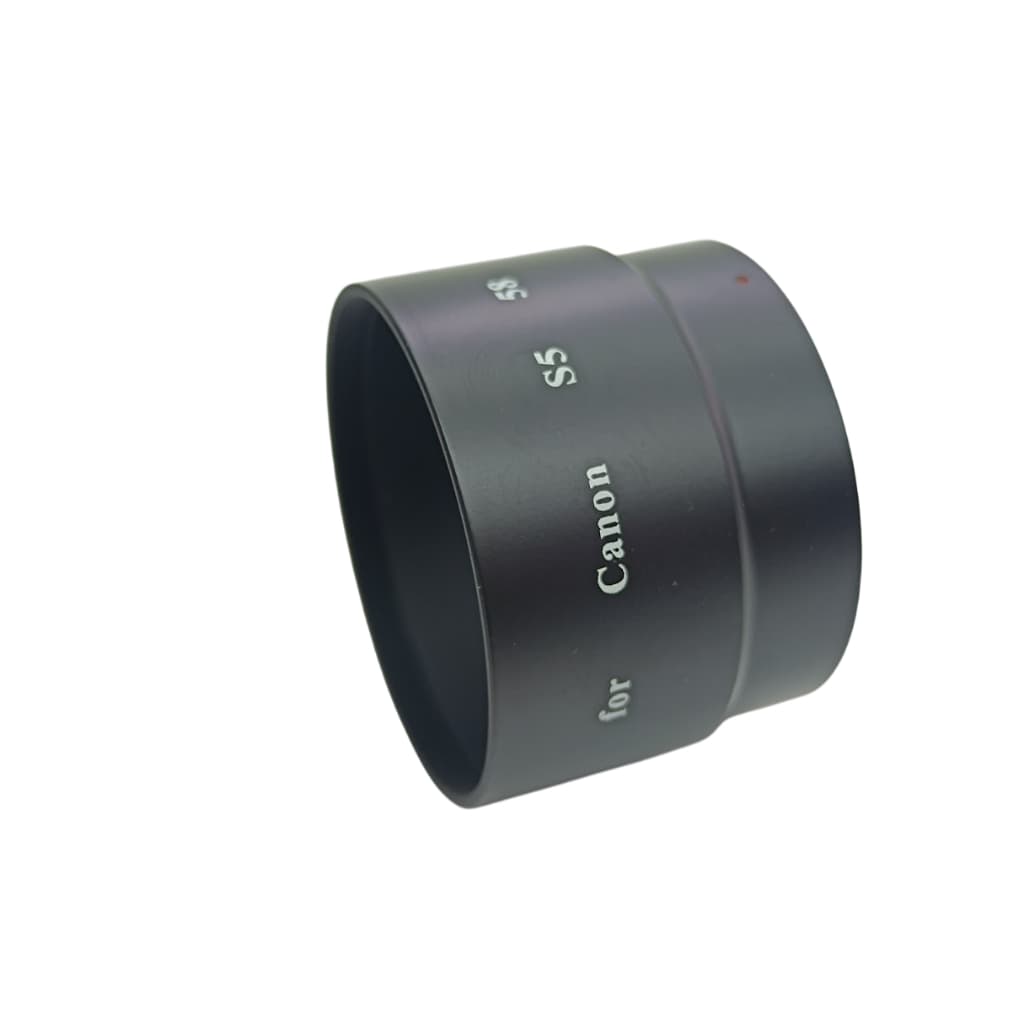 Tubo adaptador de metal 58mm para câmera digital Canon PowerShot S5 IS S3 IS S2 IS Novo