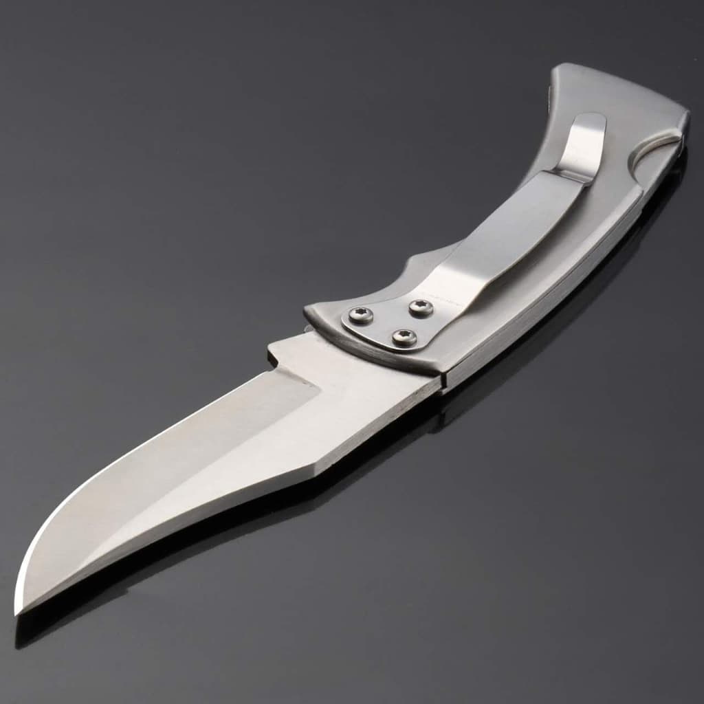 Canivete Zebu Inox Antiferrugem com Trava de Segurança e Presilha