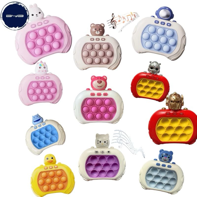 Brinquedo Anti-Stress Pop It Eletronico Brinquedo Bolhas De Empurrar Rápido Para Crianças e Adultos-byb-LEGAL