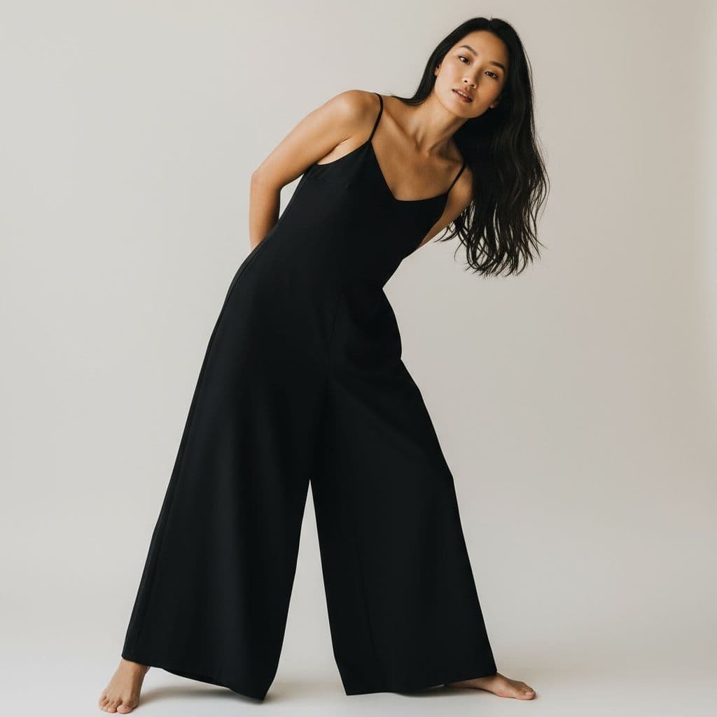 Macacão Feminino Alfaiataria Marrant Soltinho de Alça com Bolso Elegante Luxo Social Festa Conforto