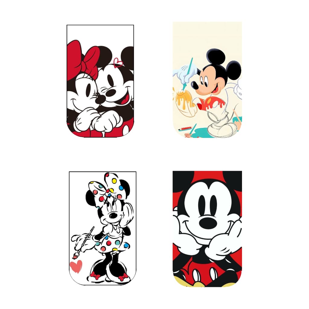 Marcador de Página Magnético  Mickey imã C/4 unidades