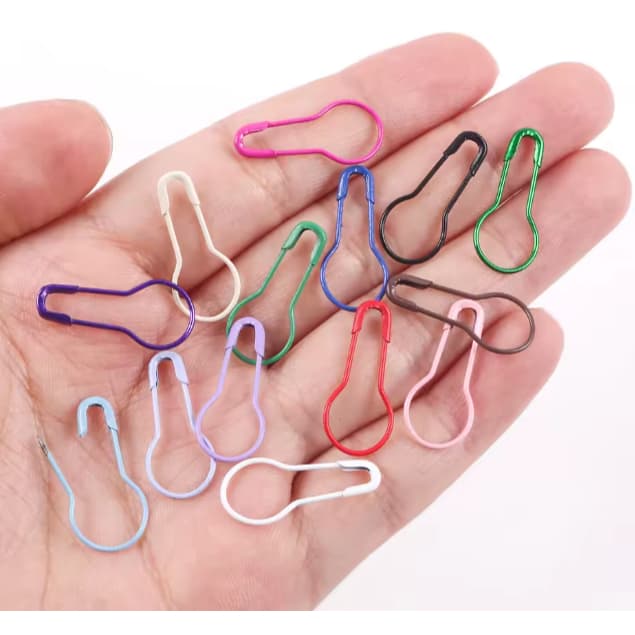 Alfinete Bulbo Tipo Lâmpada – Fecho Metálico para Artesanato, Bijuteria, Costura e Scrapbooking