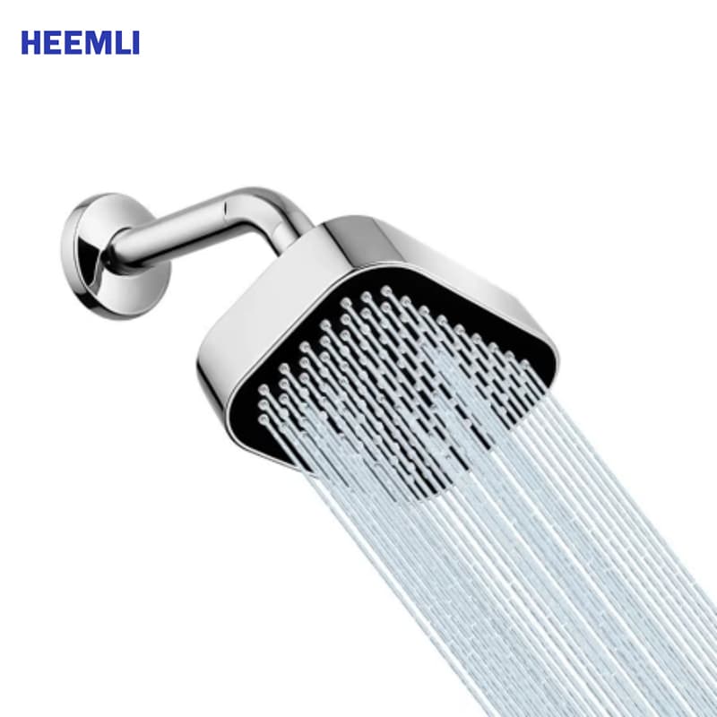 Heemli ABS Cromado Ducha de Teto -Chuveiro - Grande área de água, 360°, pressurização, resistente, 15x10cm, fixo