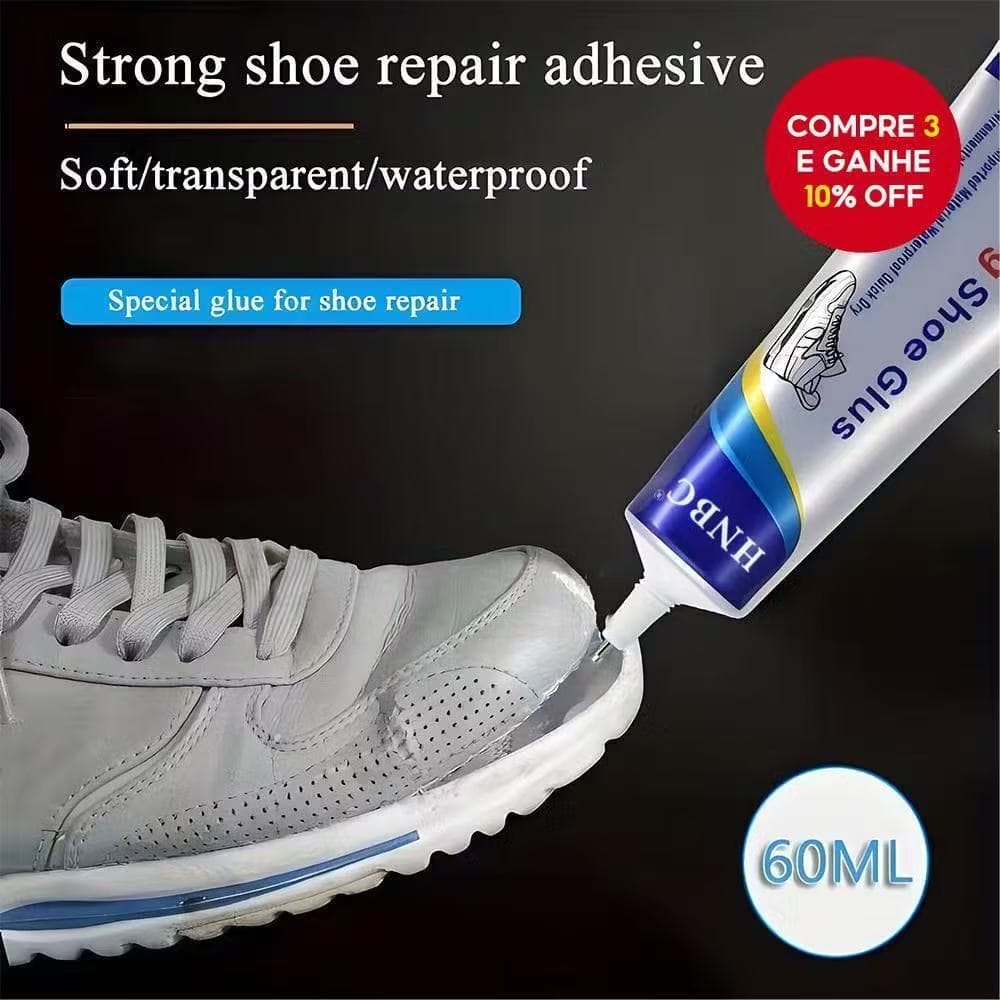 Multiuso Cola Transparente Para Reparo De Sapatos – Adesivo À Prova D'água Fixação De Solas , Saltos E Bolsas (60ml)