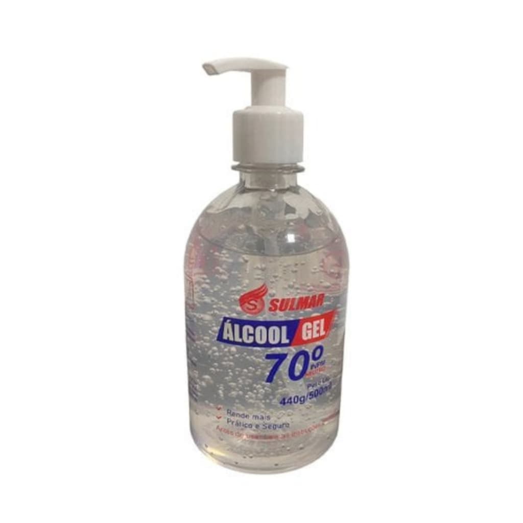ALCOOL GEL 70° SULMAR PUMP 440GR