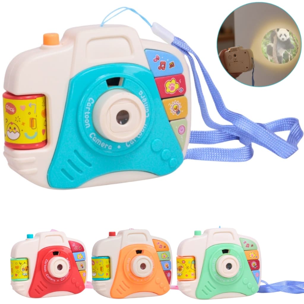 Câmera De Projeção Fotográfica Animais Educativa Som e Luz - Castela