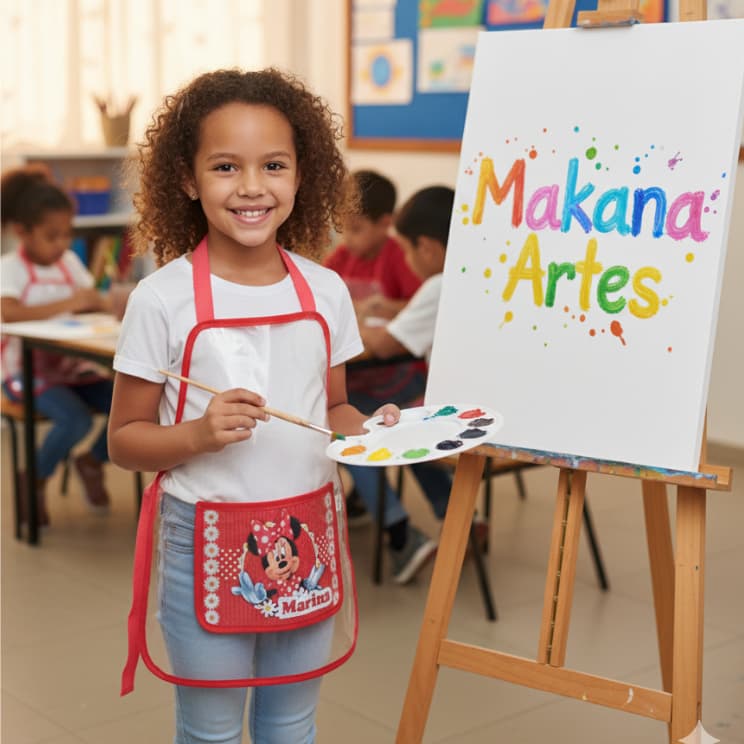 ESCOLAR AVENTAL INFANTIL PERSONALIZADO