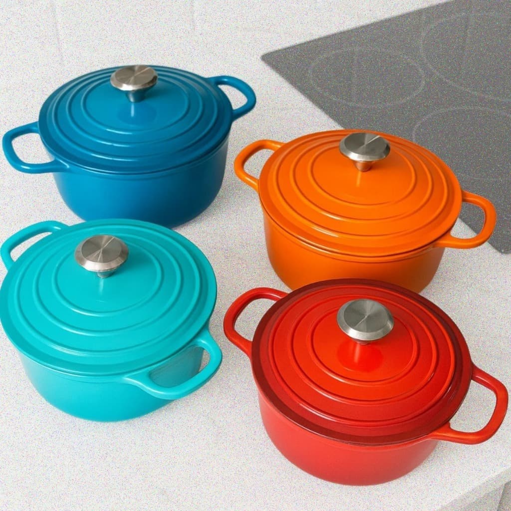 Panela Caçarola Nanocerâmica Antiaderente 20cm 24cm Fogão Gás Indução Elétrico Forno Design Moderno Durável