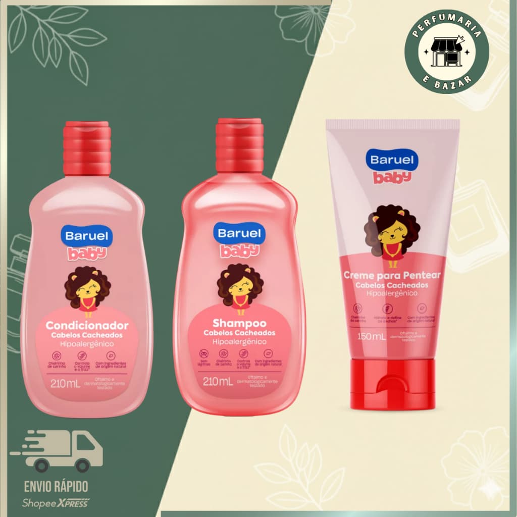 KIT BARUEL BABY CABELOS CACHEADOS