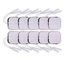 10 pcs Eletrodo Adesivo 5x5 TENS/FES Fisioterapia Tensão reutilizavel Recuperação Muscular
