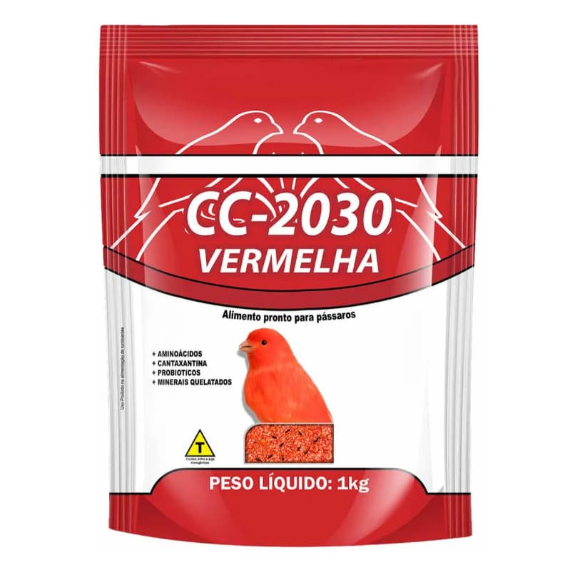 Farinhada Para Canário Com Fator Vermelho Biotron Cc 2030 1kg