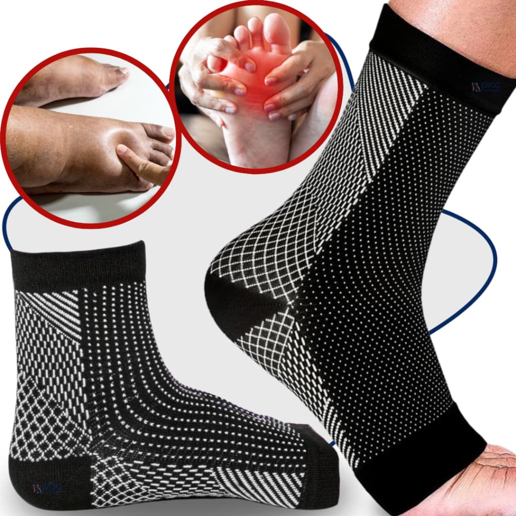 Par de Meia Ortopédica s/ponteira Para Inchaço Dores e Má circulação