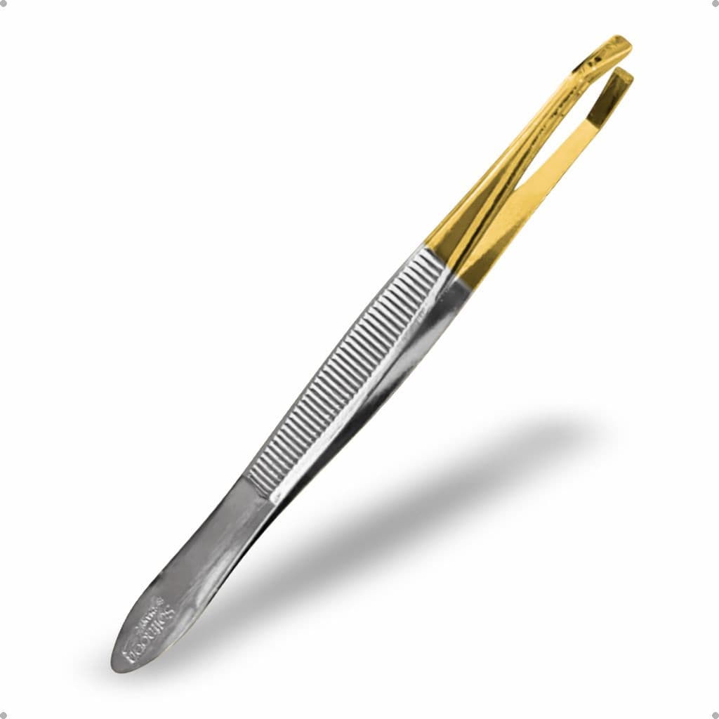 Pinça Para Sobrancelha Depilação Ponta Reta Banhada 9cm Edel Solingen 2241.303 Profissional