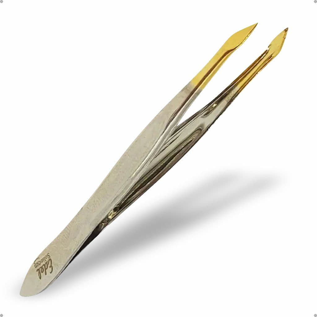 Pinça Ponta Fina Triangular Profissional para Sobrancelha e Cílios – Edel Solingen 2321303